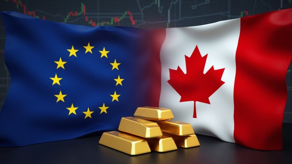 Gold Drops on Strong USD, ECB Chief Concerns, Dow Futures Drop, and USD/CAD Eyes Inflation Data